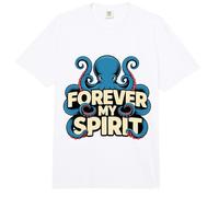 Diseño Pulpo Espíritu Animal - Ilustración Kraken Marino Comfort Colors Adult Heavyweight T-Shirt