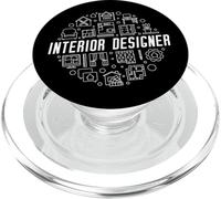 Diseño Redondo de diseño de Interiores PopSockets PopGrip para MagSafe