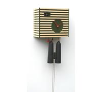 Diseño reloj cucú Estilo de Bauhaus, verde, 8 días de cuerda RH CS34-4 nuevo