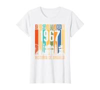 Diseño Retro 1967: Un Homenaje a Mis Raíces Salvadoreñas Camiseta, Mujer, Blanco, XS
