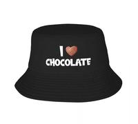 Diseño Retro clásico de algodón Lavado Amantes del y los Dulces Sombrero de Cubo de Chocolate Love Chocolate Gorra de Lujo Visera térmica Sombrero de Fiesta de Espuma para Hombres Regalo para Hombres