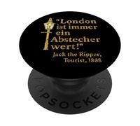 Diseño Retro de Londres - Jack The Ripper Humor 1888 PopSockets PopGrip Adhesivo