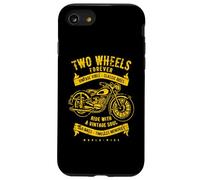 Diseño Retro de Motocicleta de Dos Ruedas Forever Estilo Vintage Carcasa para iPhone SE (2020) / 7/8