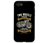 Diseño Retro de Motocicleta de Dos Ruedas Forever Estilo Vintage Carcasa para iPhone SE (2020) / 7/8