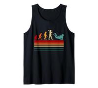 Diseño Retro de Rayas Vintage Evolution to Diver Camiseta sin Mangas