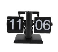 Diseño Retro de Reloj de Flip -Down Mecánico, Función Decorativa, Funciones de Recordatorio, Ajuste de Tiempo Automático, Volteo de Página, Construcción Duradera, Energía de Larga Duración con