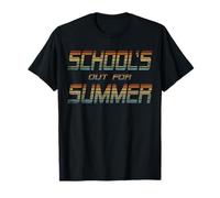 Diseño Retro de Vacaciones de Verano para Profesor último día de Escuela Camiseta
