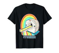 Diseño retro del escáner CT del arco iris Camiseta