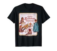 Diseño Retro Divertido de Parodia Let's Summon Demons Camiseta