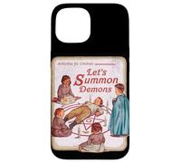 Diseño Retro Divertido de Parodia Let's Summon Demons Carcasa para iPhone 15