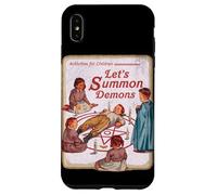 Diseño Retro Divertido de Parodia Let's Summon Demons Carcasa para iPhone XS MAX