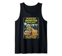 Diseño Retro Horror Zombie Cine Drive-In Monstruos Camiseta sin Mangas