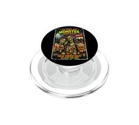 Diseño Retro Horror Zombie Cine Drive-In Monstruos PopSockets PopGrip para MagSafe
