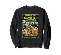 Diseño Retro Horror Zombie Cine Drive-In Monstruos Sudadera