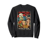 Diseño Retro Horror Zombie Cine Drive-In Monstruos Sudadera
