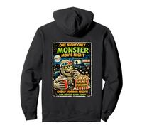 Diseño Retro Horror Zombie Cine Drive-In Monstruos Sudadera con Capucha