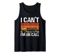 Diseño Retro I Can't I'm On Call Camiseta sin Mangas