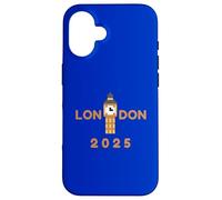 Diseño Retro pixelado del Big Ben London 2025 Carcasa para iPhone 16