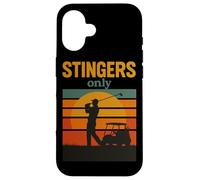 Diseño Retro Stingers Only Golf Player Carcasa para iPhone 16