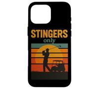 Diseño Retro Stingers Only Golf Player Carcasa para iPhone 16 Pro MAX