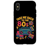 Diseño Retro Take Me Back to The 80s Carcasa para iPhone X/XS