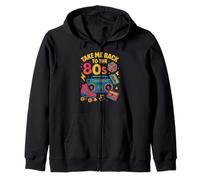 Diseño Retro Take Me Back to The 80s Sudadera con Capucha