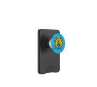 Diseño retro vintage de pavo real, hermoso arte colorido de pájaros PopSockets PopWallet para MagSafe