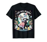 Diseño romántico de Primavera y Pascua I Am His Bunny Camiseta