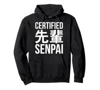 Diseño Senpai Certificado para fanáticos de la animación Japonesa Sudadera con Capucha