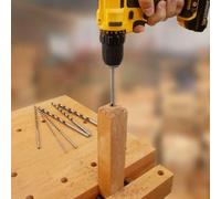 Diseño sofisticado, longitud extendida de 160 mm en brocas de acero de alta velocidad adecuadas para uso profesional (20 piezas 2/3/4/5/6/mm)