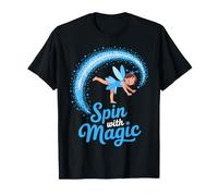 Diseño Spin with Magic Fairy - Blue Pixie Camiseta