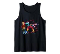 Diseño Sunmudo Colorido Arte marcial coreano con meditación Camiseta sin Mangas