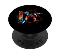 Diseño Sunmudo Colorido Arte marcial coreano con meditación PopSockets PopGrip Adhesivo