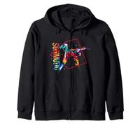 Diseño Sunmudo Colorido Arte marcial coreano con meditación Sudadera con Capucha