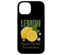 Diseño Sunshine Fresh Picked Limón Carcasa para iPhone 14
