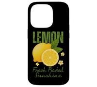 Diseño Sunshine Fresh Picked Limón Carcasa para iPhone 14 Pro