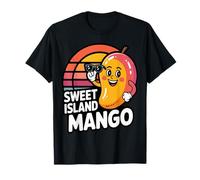 Diseño Sweet Island Mango para Amantes de la Fruta caribeña Camiseta