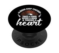 Diseño Taller Madera Profesor Divertido PopSockets PopGrip Adhesivo