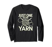 Diseño tejedora "Just One More Yarn" Manga Larga