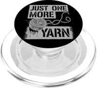 Diseño tejedora Just One More Yarn PopSockets PopGrip para MagSafe