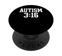 Diseño Tipográfico Aceptación Autismo PopSockets PopGrip Adhesivo