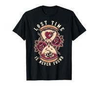 Diseño tradicional de tatuaje de reloj de arena de la vieja escuela Camiseta