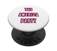 Diseño tricolor de The America Party PopSockets PopGrip Adhesivo