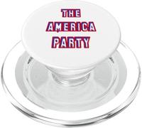 Diseño tricolor de The America Party PopSockets PopGrip para MagSafe