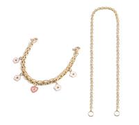 Diseño único de corazón de fresa y flores, accesorio para decoración de bolsa, añade un toque de romance a tu bolso, práctico abalorio de moda, a, One Size