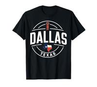 Diseño Urbano de Viaje Urbano del Perfil de la Ciudad de Dallas Texas Camiseta