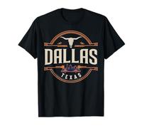 Diseño Urbano de Viaje Urbano del Perfil de la Ciudad de Dallas Texas Camiseta
