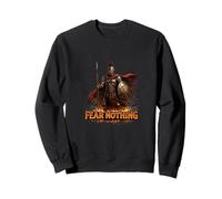 Diseño Valiente de la Fuerza del Guerrero Espartano intrépido Sudadera