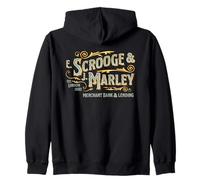Diseño Victoriano Scrooge & Marley EST 1803 Ebenezer Scrooge Sudadera con Capucha
