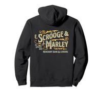 Diseño Victoriano Scrooge & Marley EST 1803 Ebenezer Scrooge Sudadera con Capucha